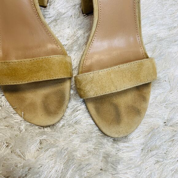 Carrson Tan Nude Single Strap Steve Madden Shoes Sz 9 - Picture 3 of 9